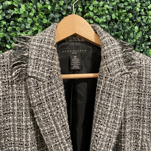 Apostrophe Tweed Jacket Zaza 16P - Picture 2 of 13